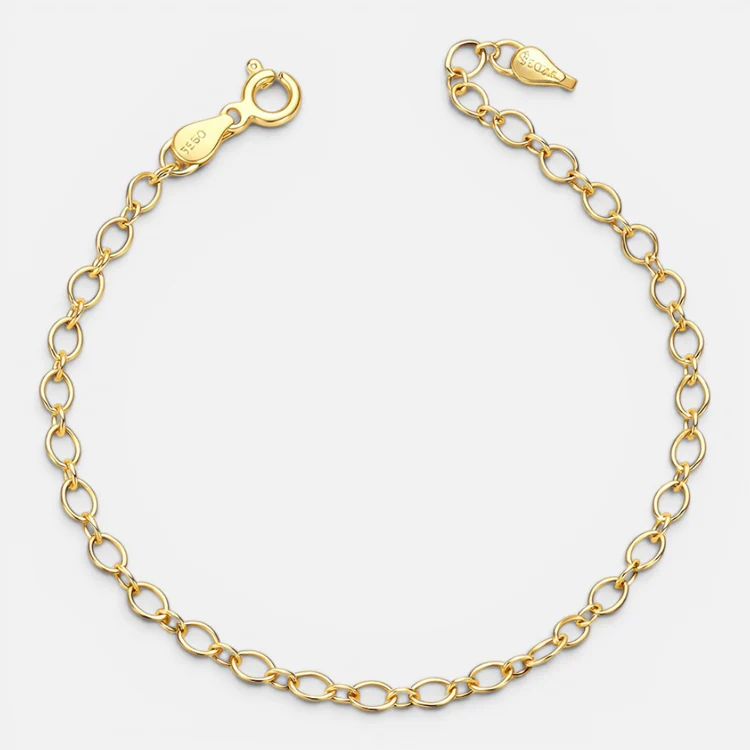 Pulsera Elegancia Clásica Mamá Baño de Oro